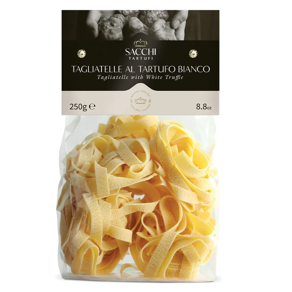 Tagliatelle al Tartufo Bianco Sacchi Tartufi 250 g, pâtes italiennes à la truffe blanche